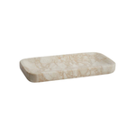 Aquanova Blake tray Desert 118 van beige natuursteen met subtiele marmering