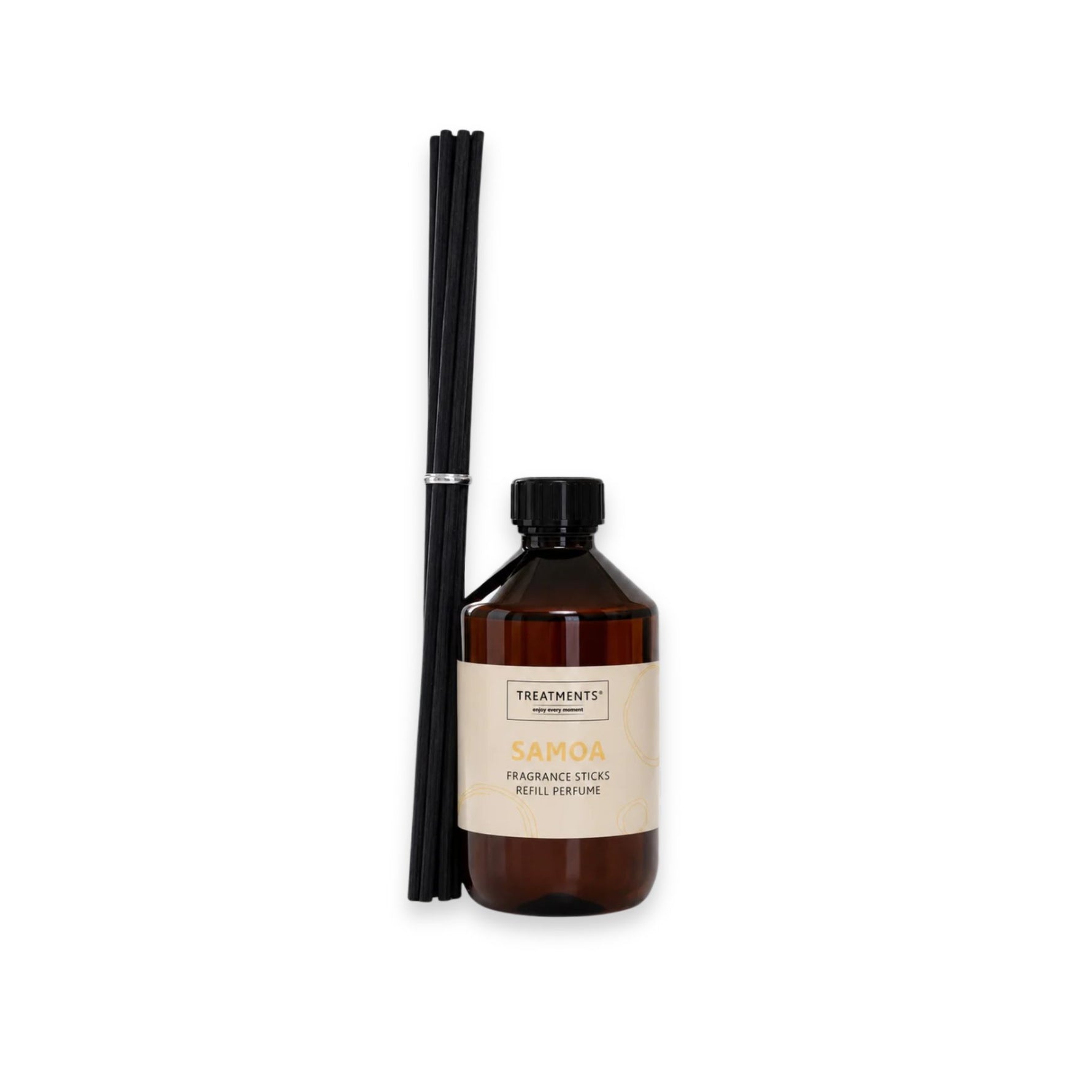 Treatments Navulling Geurstokjes Samoa 300 ml voor een warme en ontspannen geurbeleving in huis