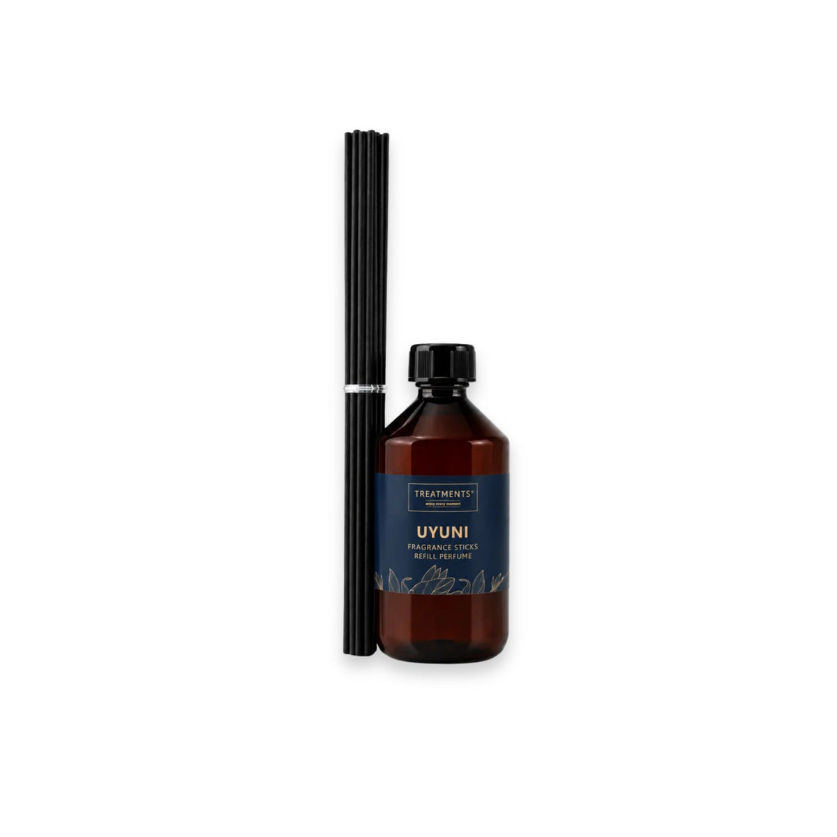 Treatments Navulling Geurstokjes Uyuni 300 ml voor het eenvoudig navullen van de originele 200 ml geurstokjes.